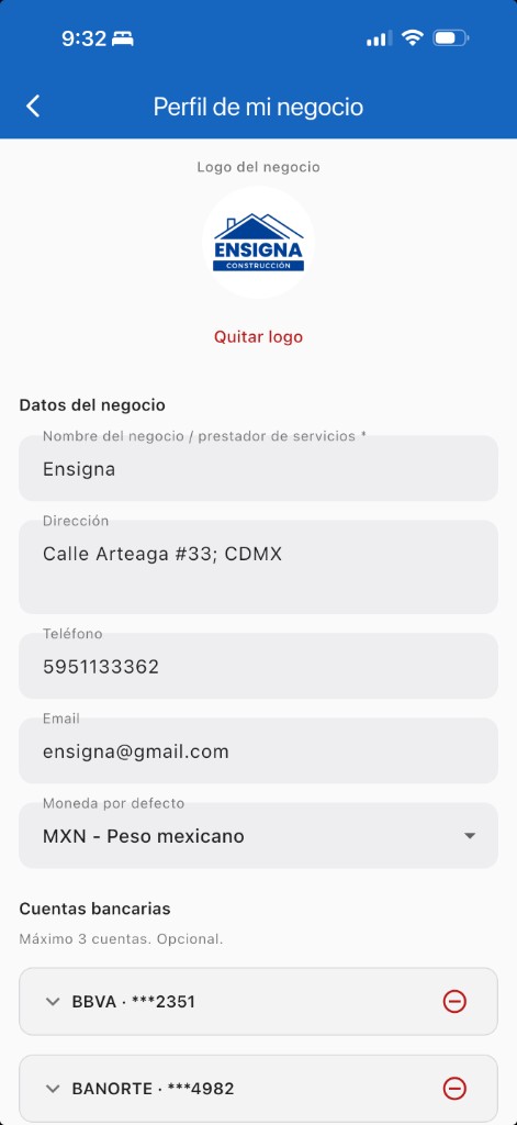 Cara profesional en cada envío